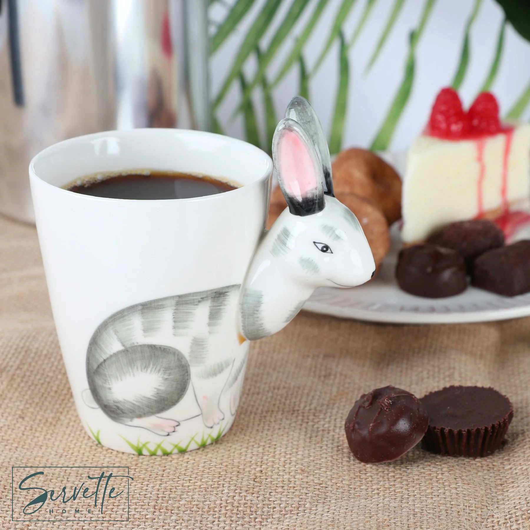 3D Animal Coffee Mug - Bunny - Image 3