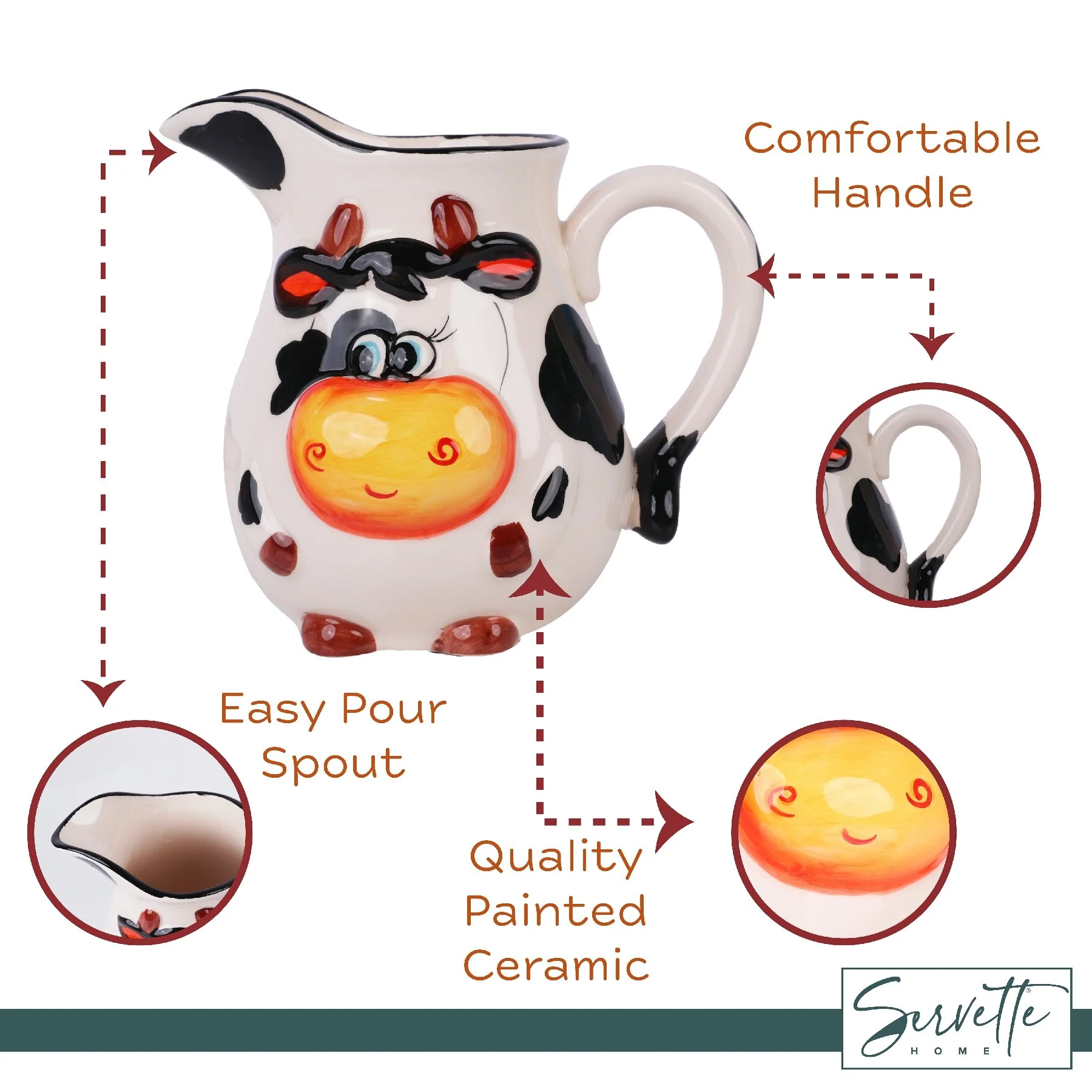Ceramic Jug Cow - Image 5