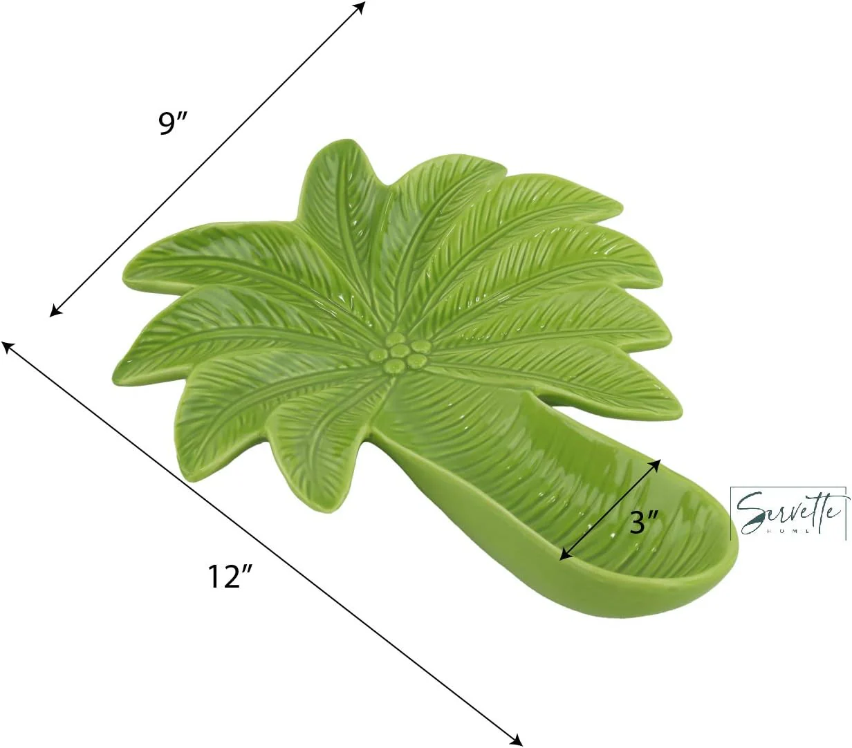 Ceramaic Palm Tree Plate - Image 3