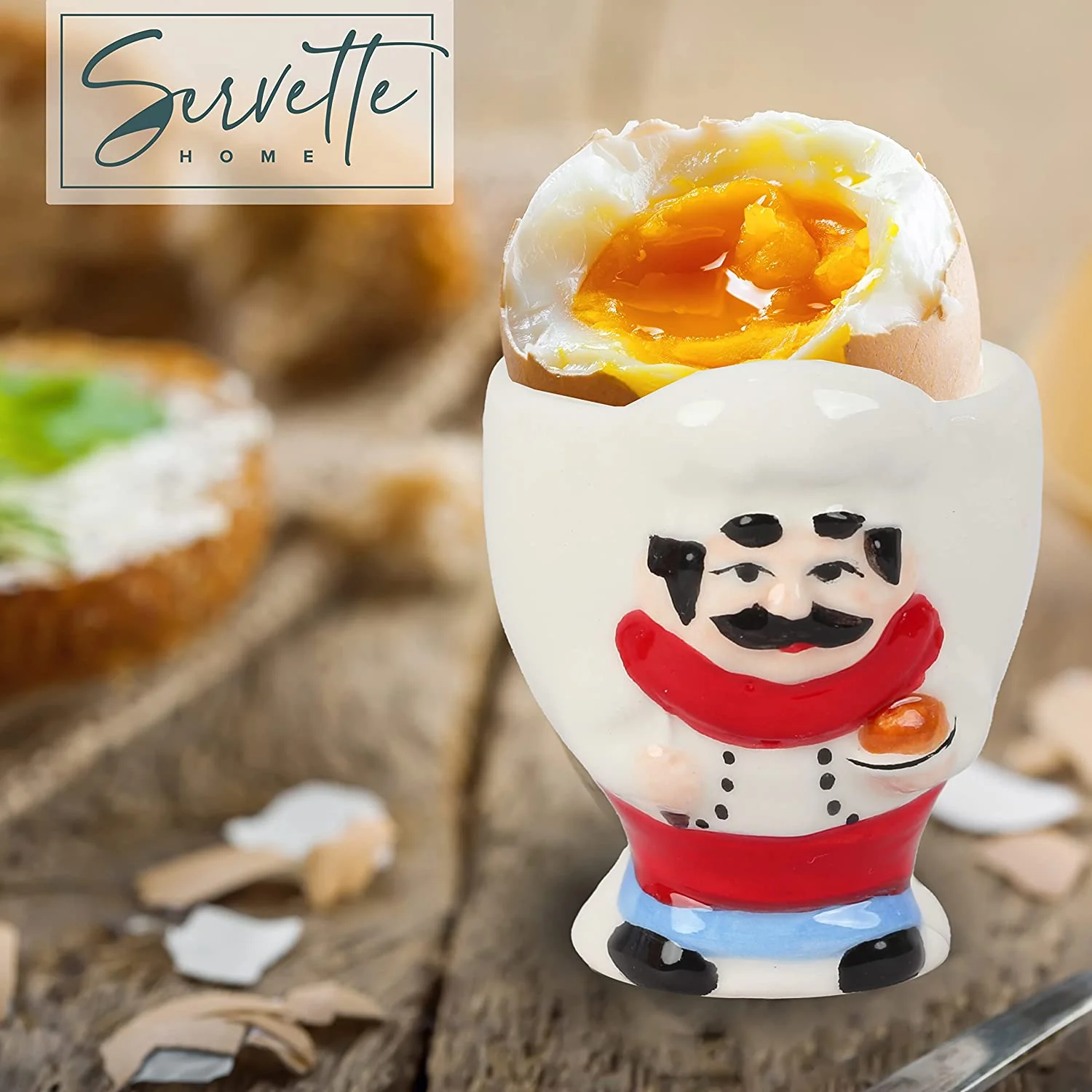2 Chef Egg Holders - Image 3