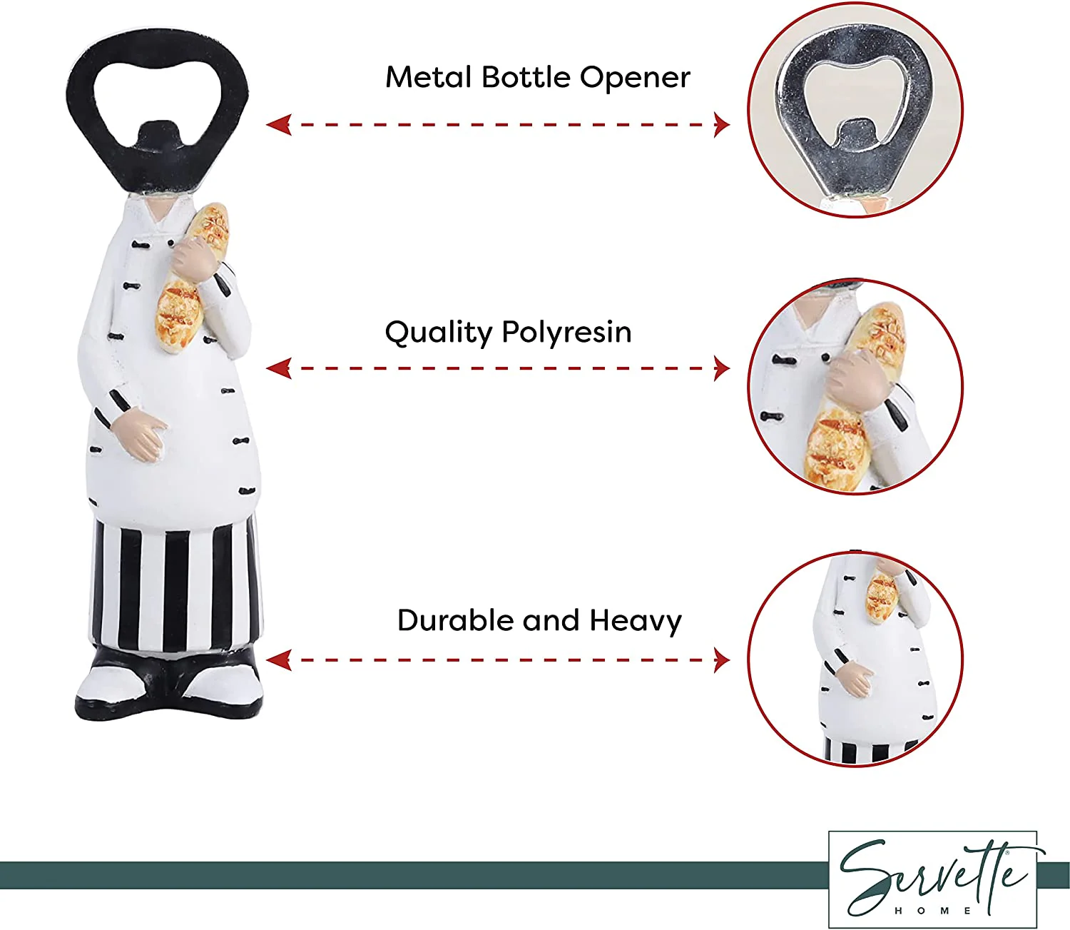 Chef Bottle Opener - Baker - Image 4