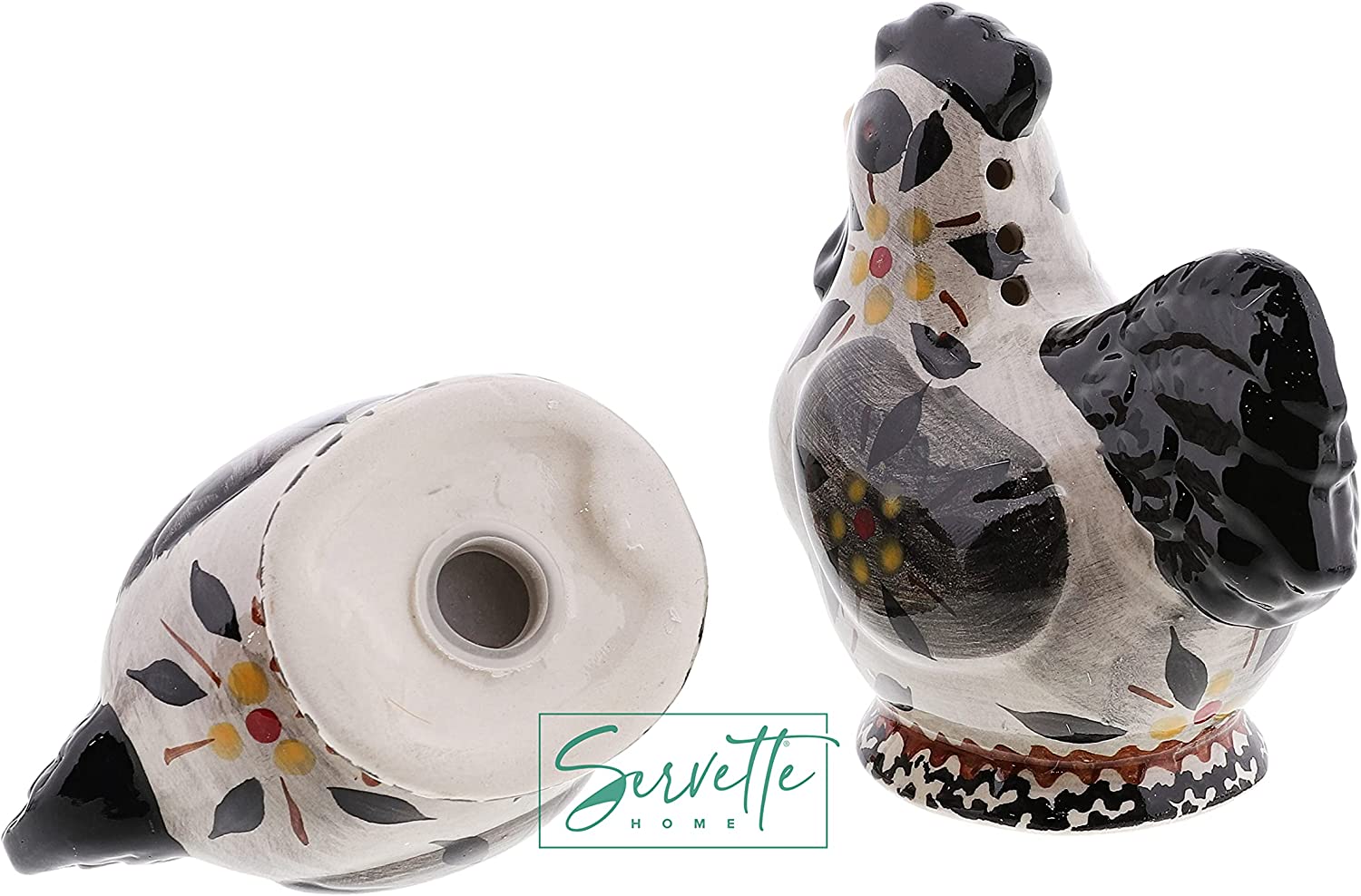 Black Chicken Salt and Pepper Shakers - Image 5