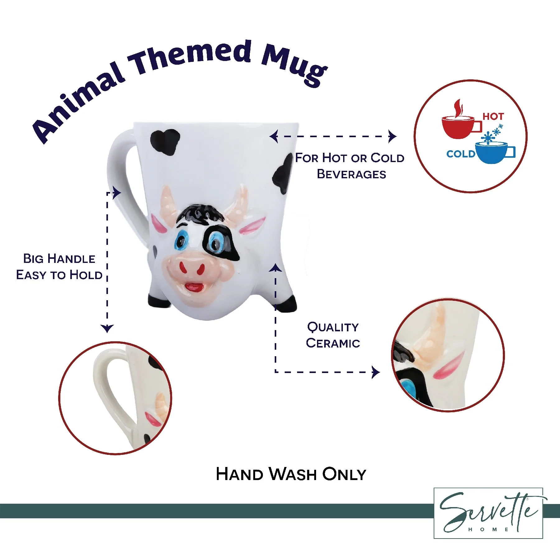 Animal Coffee Mug - Cow - Image 4