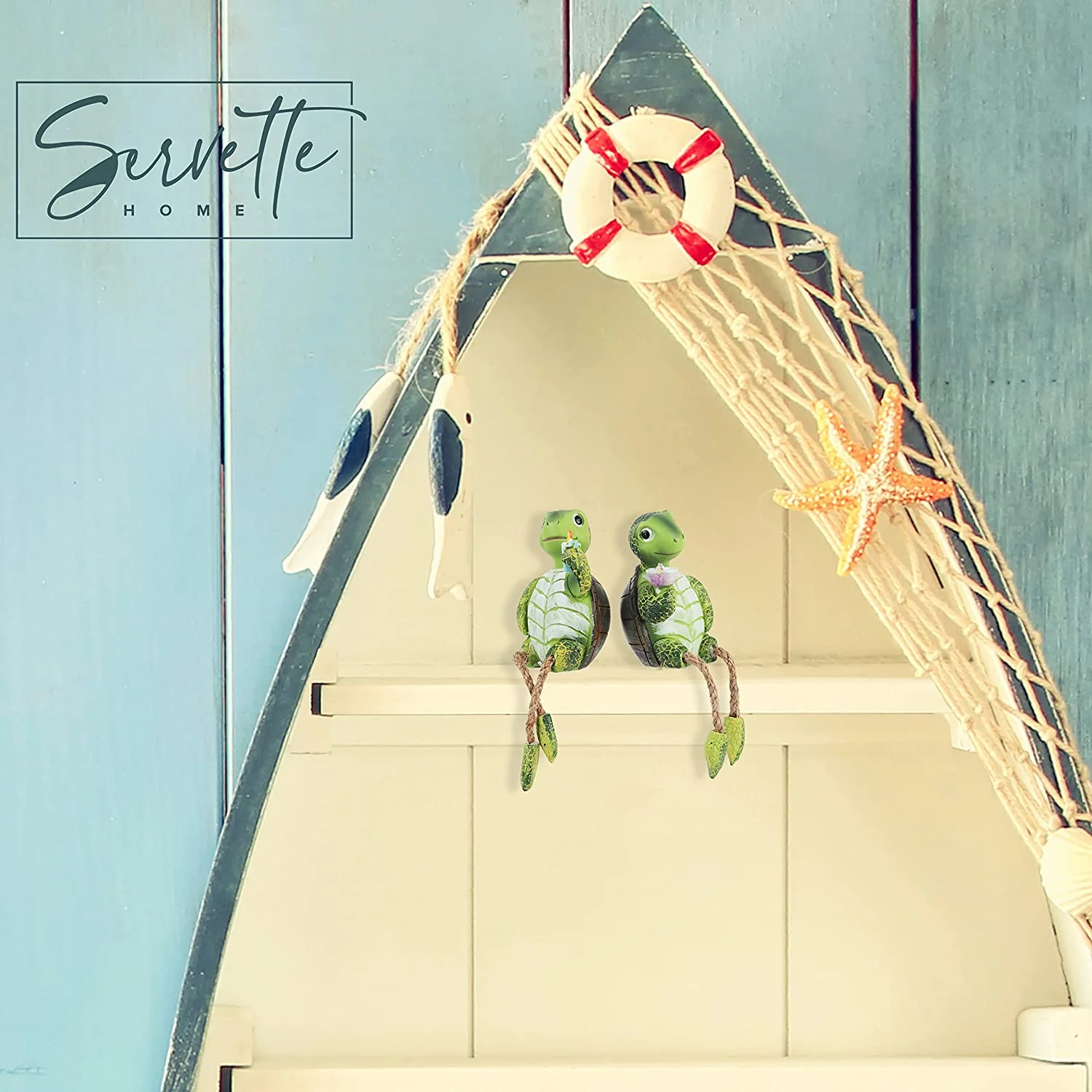 Dangle Turtle Shelf Sitter - Set of 2 - Image 2
