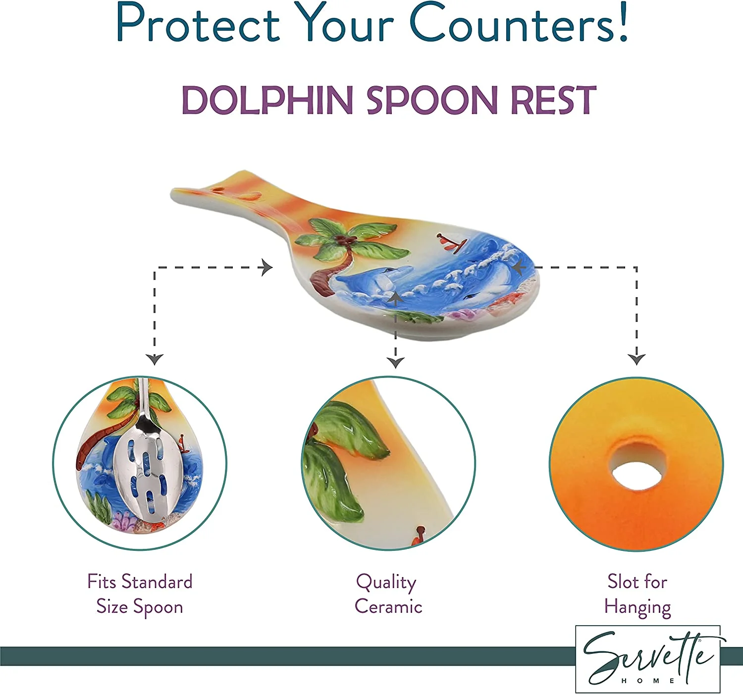 Dolphin Spoon Rest - Image 2
