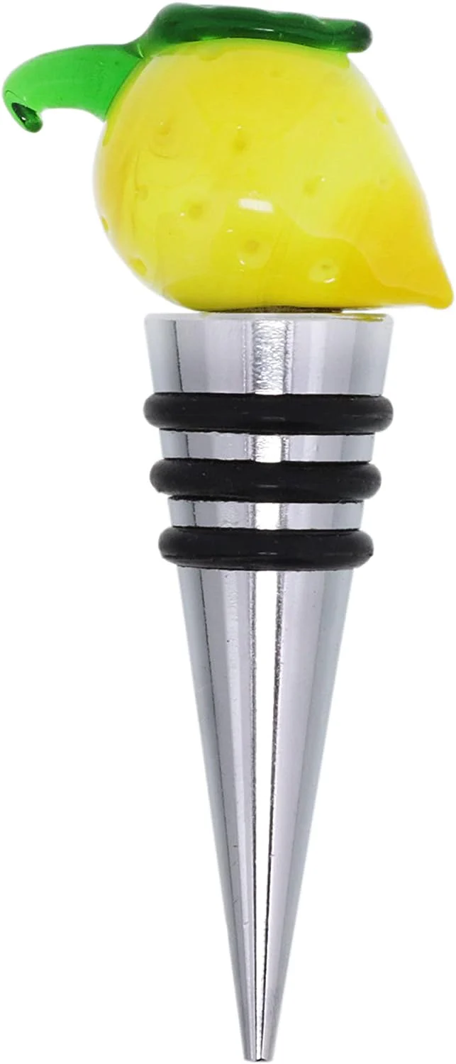 Lemon Glass Wine Stopper