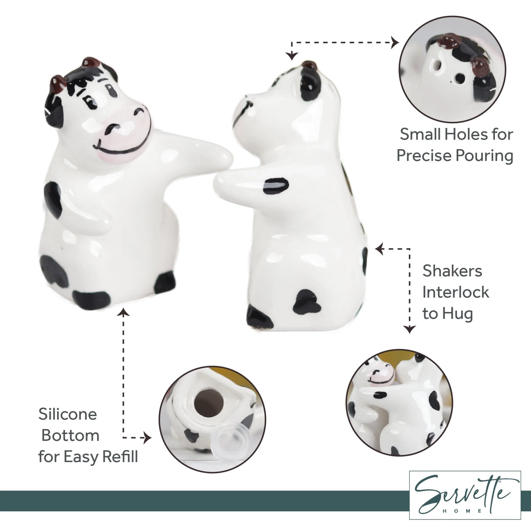Hugging Cows Salt and Pepper Shaker - Image 4