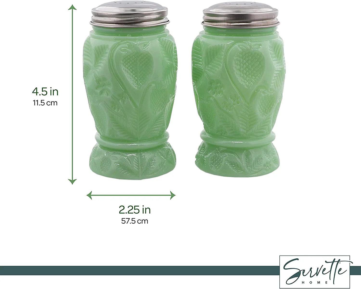 Designed Jade Salt & Pepper Shakers - Image 5