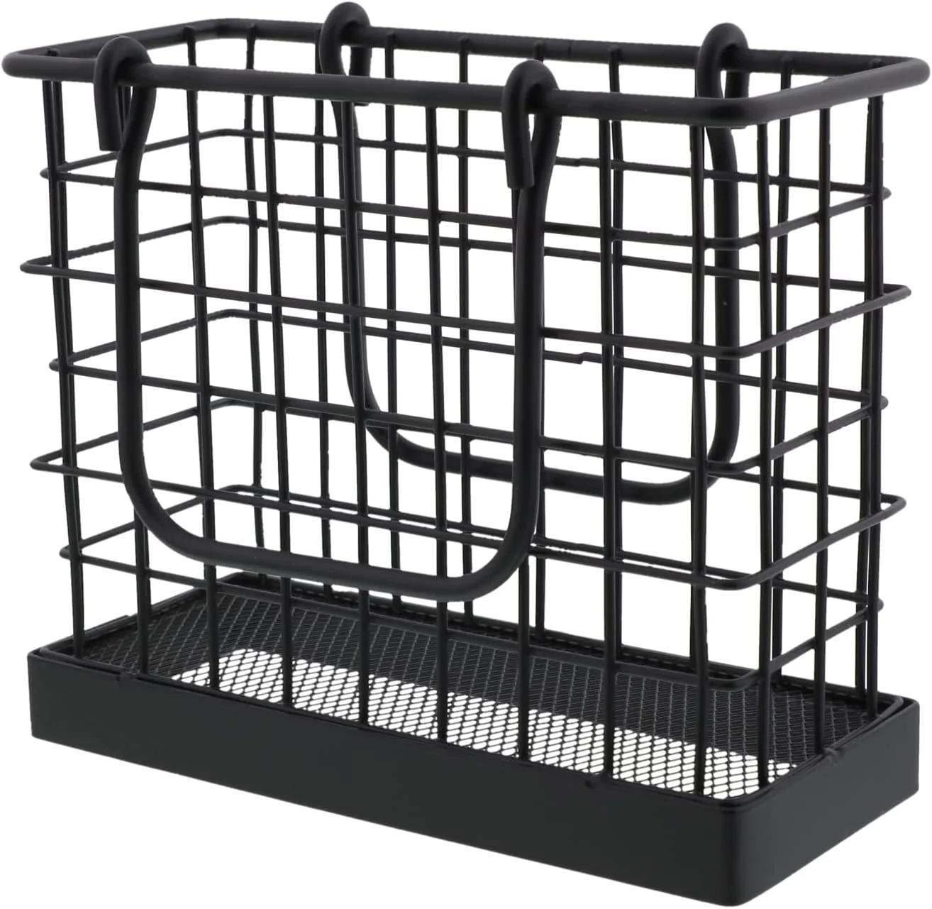 Black Metal Standing Napkin Holder - Image 3