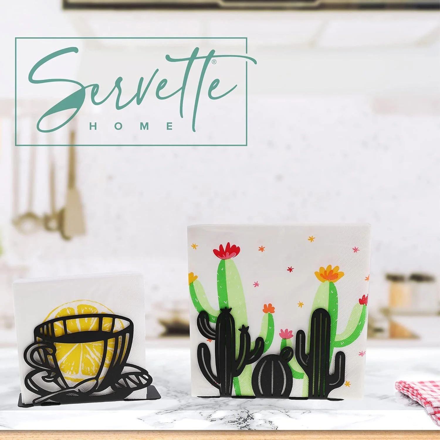 Metal Coffee Design Napkin Holders - Image 7