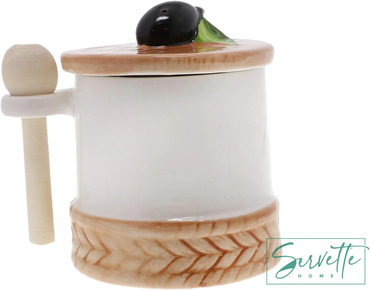 Olive Sugar Jar - Image 5