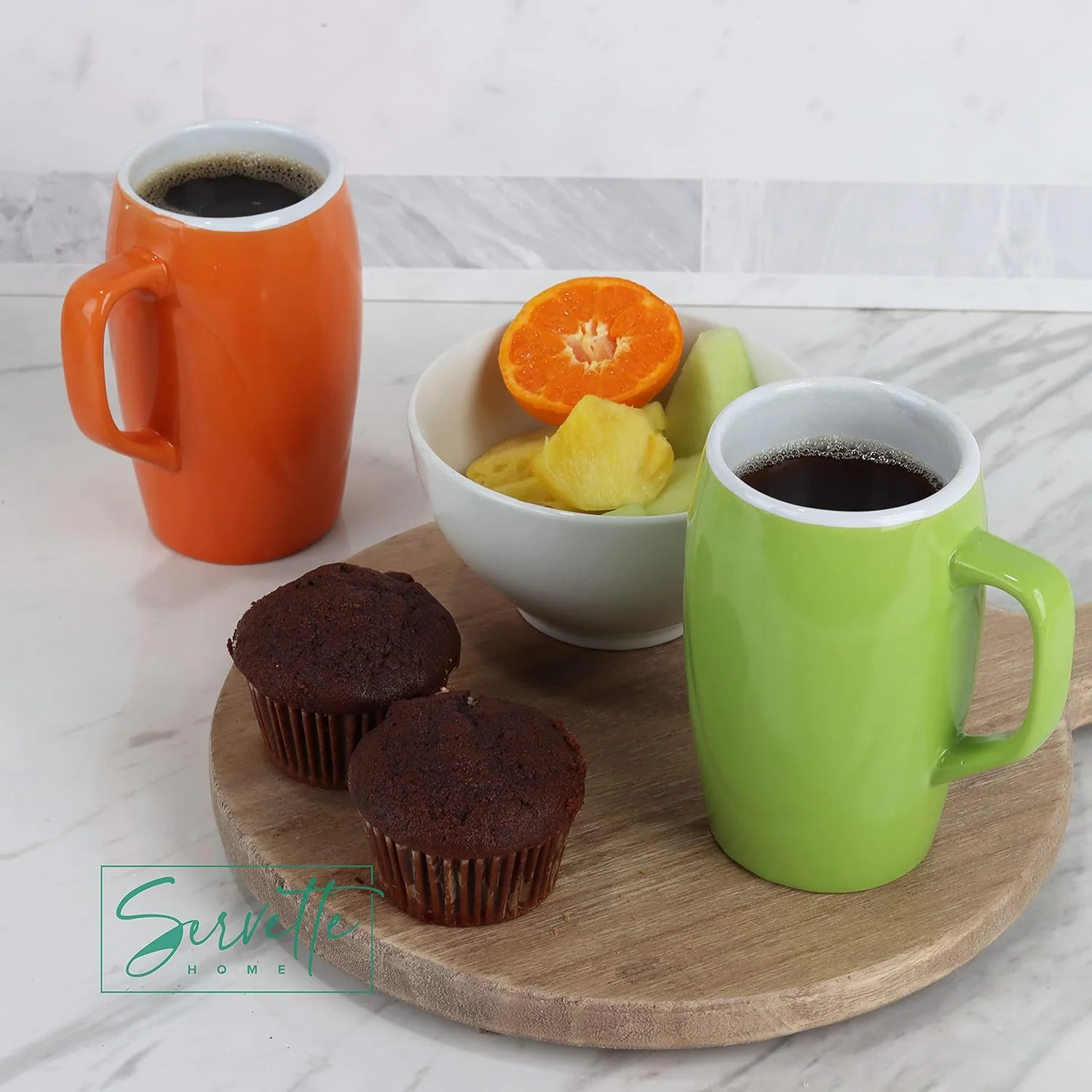 14oz Oval Mug - Set of 2 - Image 8