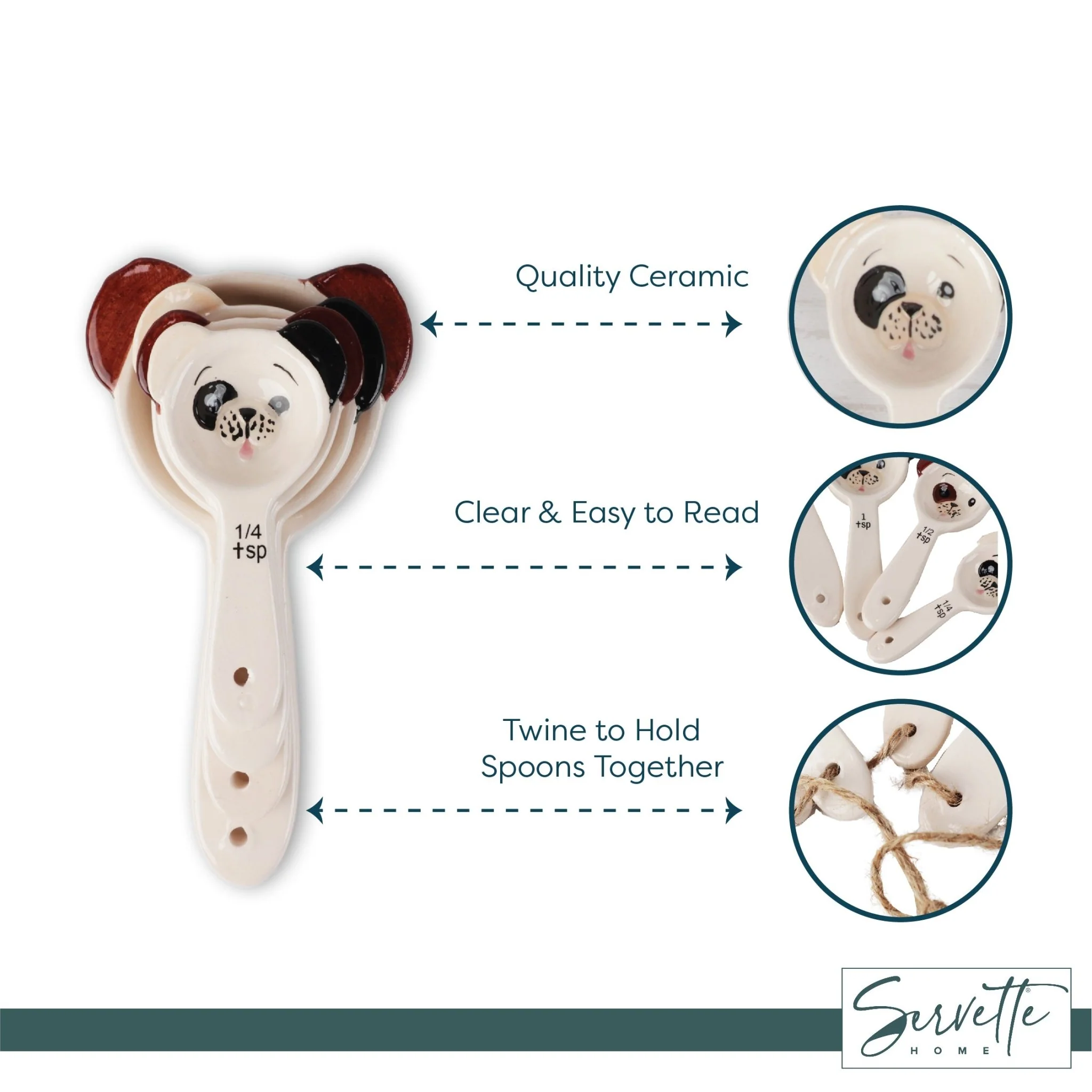 Cute Measuring Spoons - Puppy Spoons - Image 4