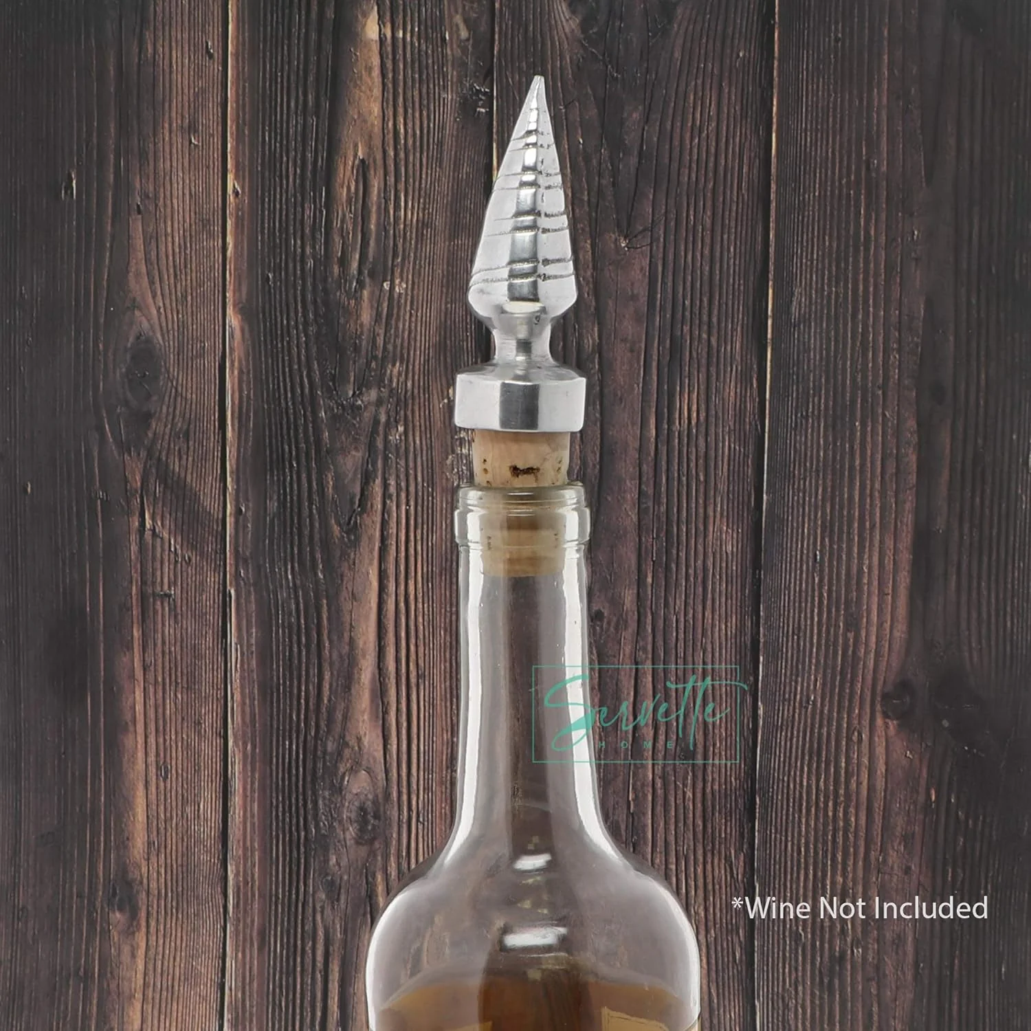 Metal Whelk Shell Cork Bottle Stopper - Image 3