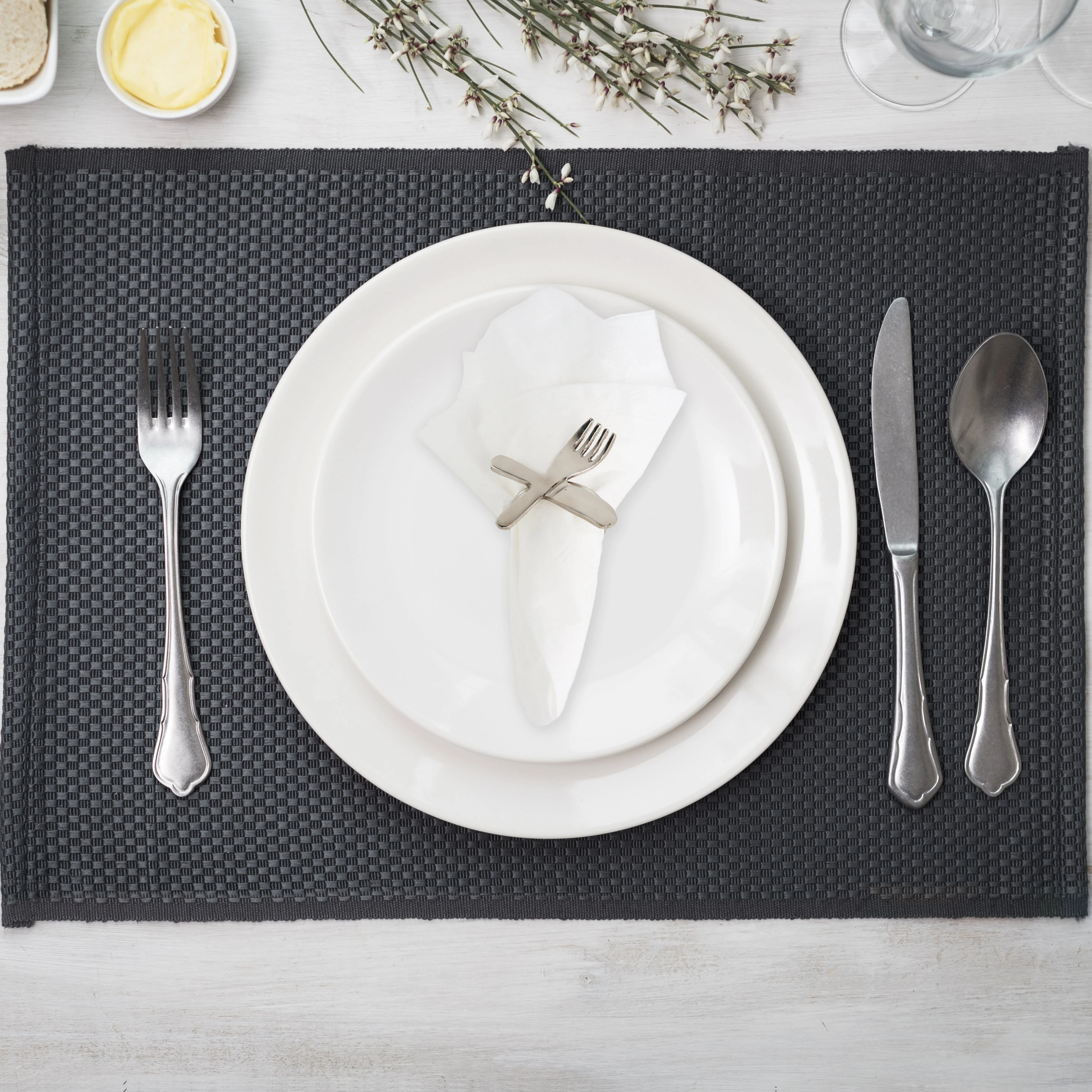 Fork and Knife Napkin Rings - Set of 2 - Image 3