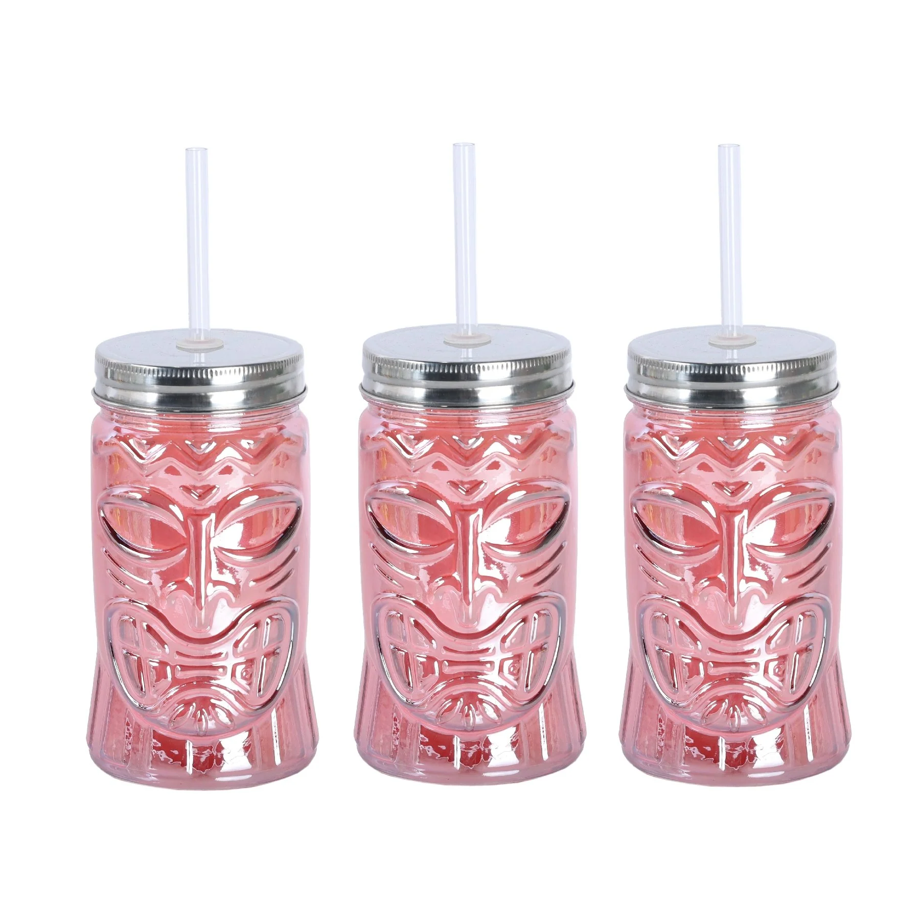 Tiki Glasses for Tropical Theme Party 16.5 Ounces - Image 5