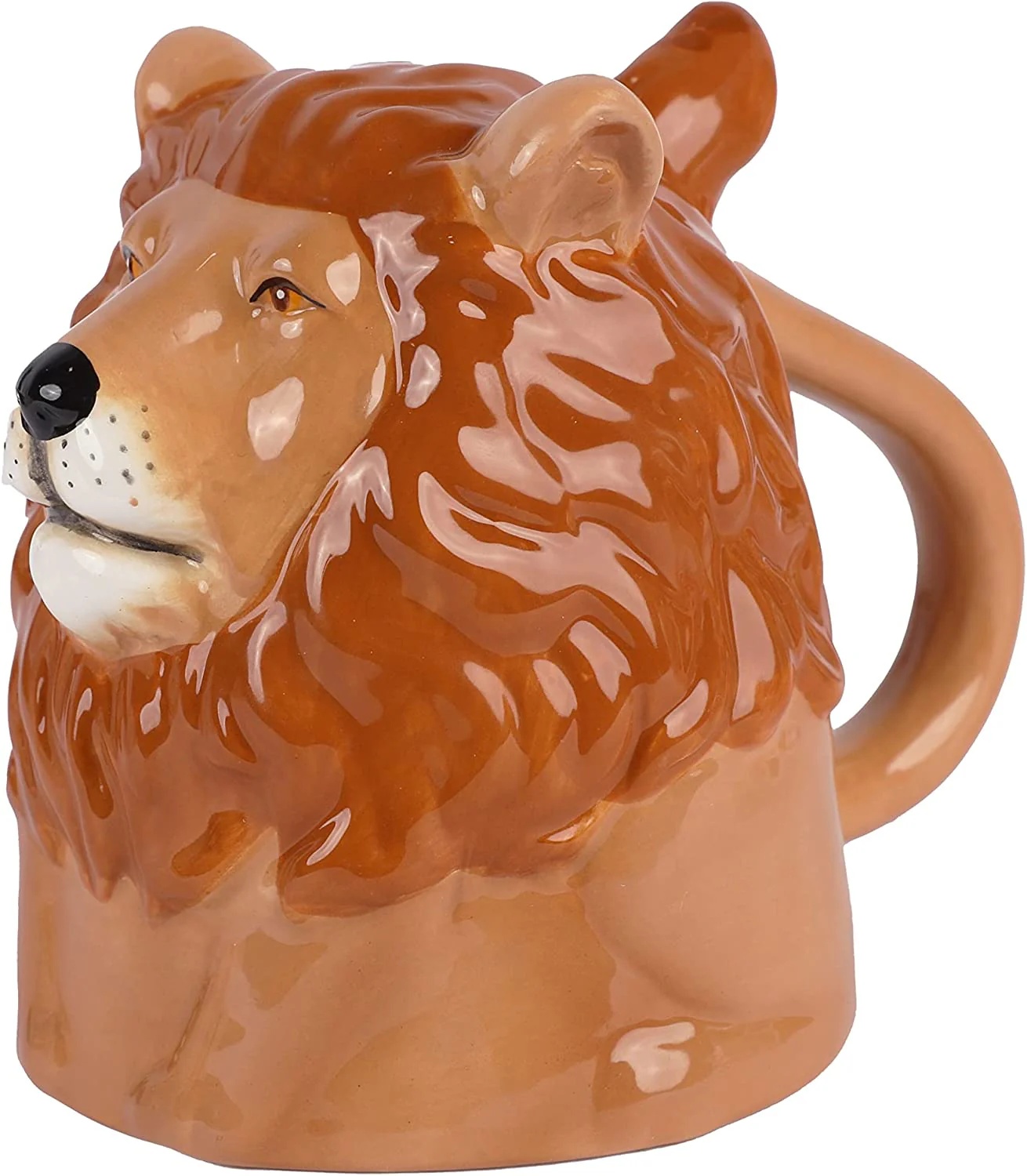 Upside Down Lion Coffee Mug