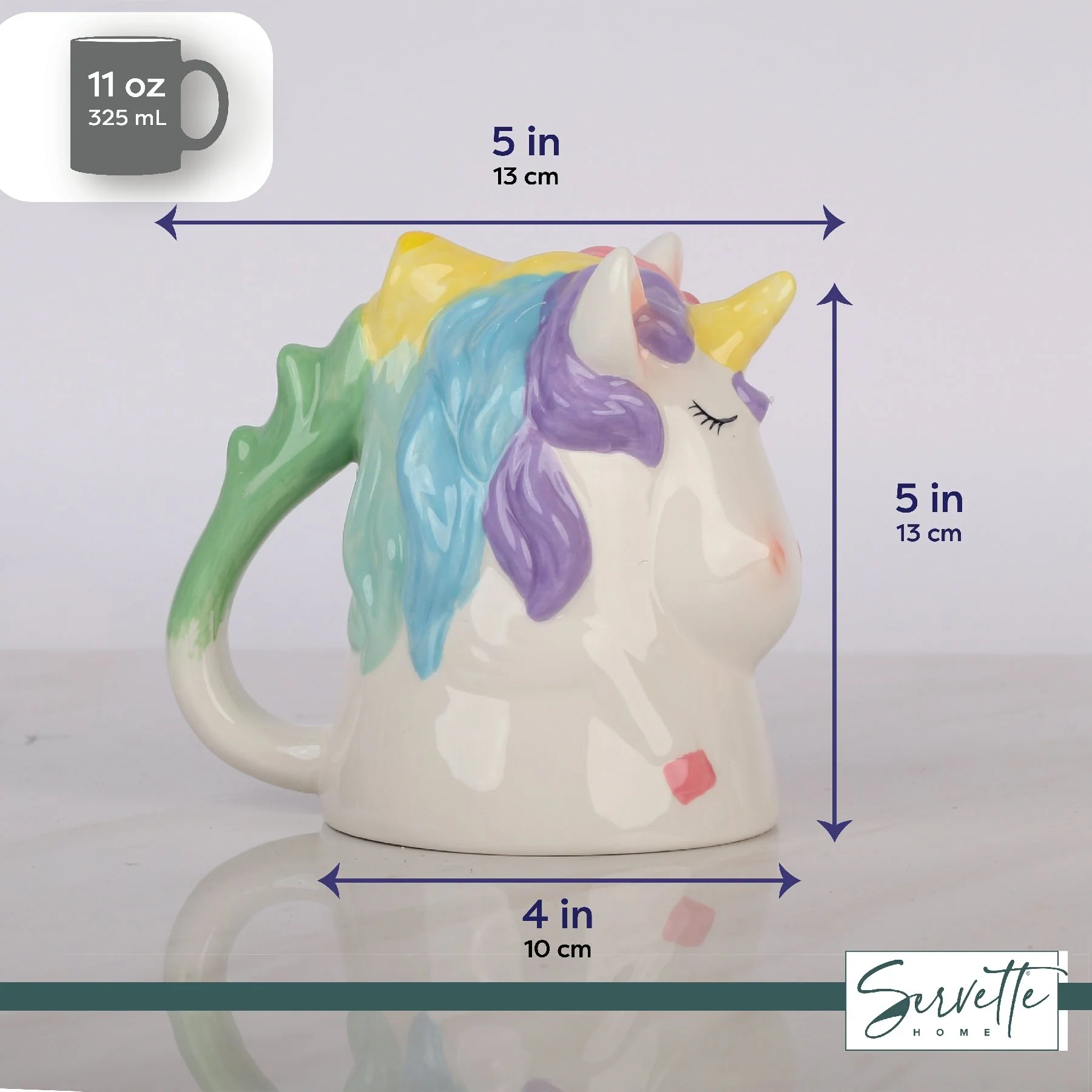 Upside Down Unicorn Coffee Mug - Image 5
