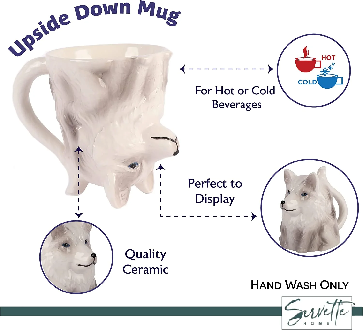 Upside Down Mug - Wolf - Image 5
