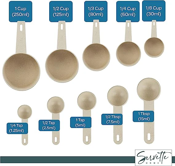 Wheat Straw 10ct Measuring Cups - Image 5