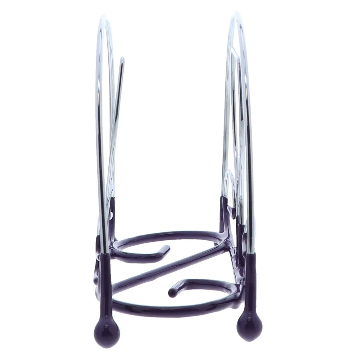Purple Wire Napkin Holder with Wine Glass Design - Image 3